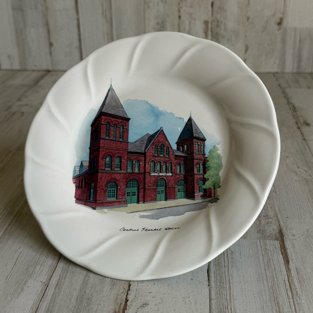 Central Market House Plate. York County 250th Anniversary